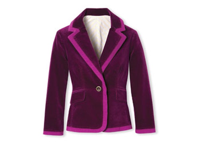 Diane von Furstenburg purple blazer