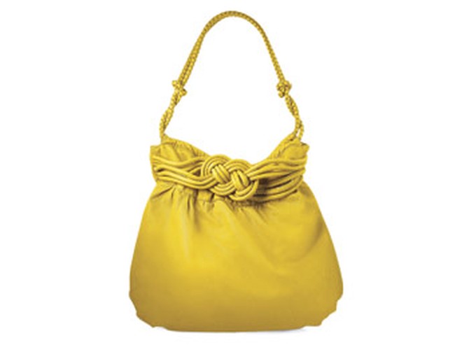 Nicole Lee yellow bag