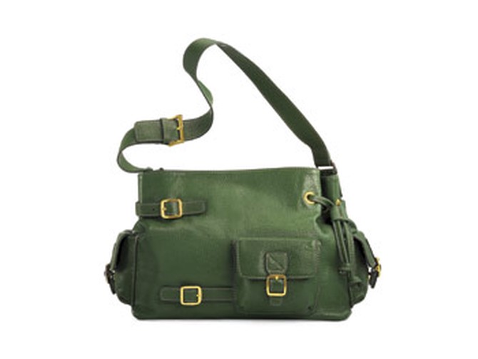 Maxx New York Green buckle bag
