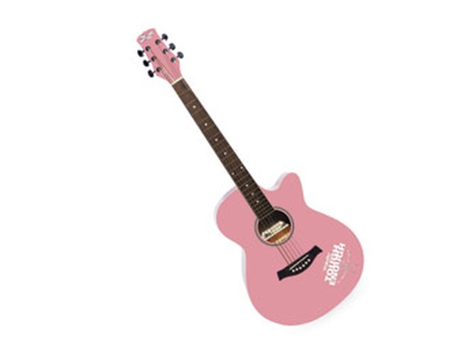 Simba Tough Enough to Wear Pink Guitar