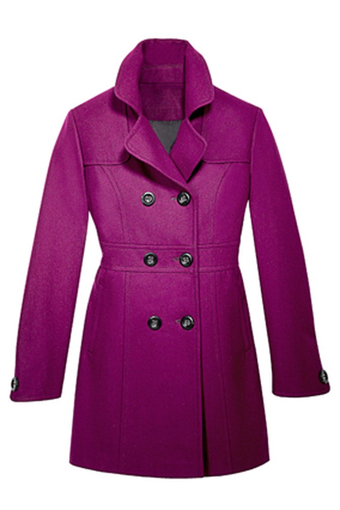 Dressbarn purple coat