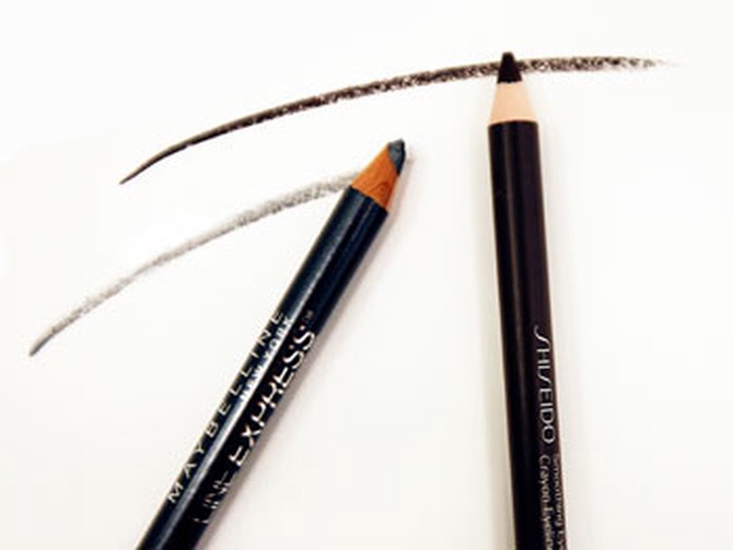 Maybelline Line Express and Shiseido Smoothing Eyeliner Pencil