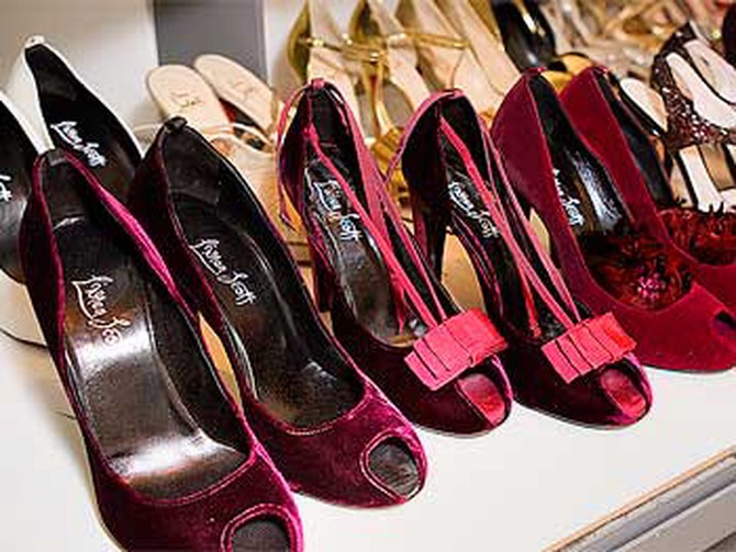 Shoes from Oprah and Ellen's O Magazine cover shoot