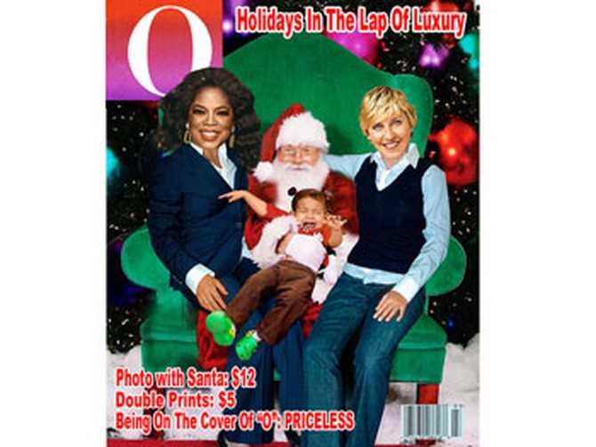 Oprah and Ellen magazine cover