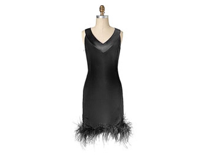 Feathered Target holiday dress