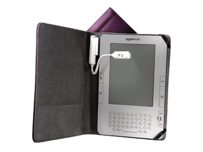 Kindle and case
