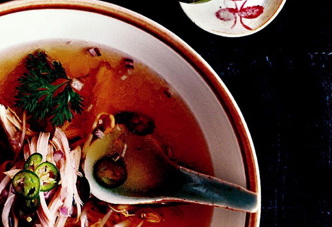Spicy Thai Lime-Ginger Soup