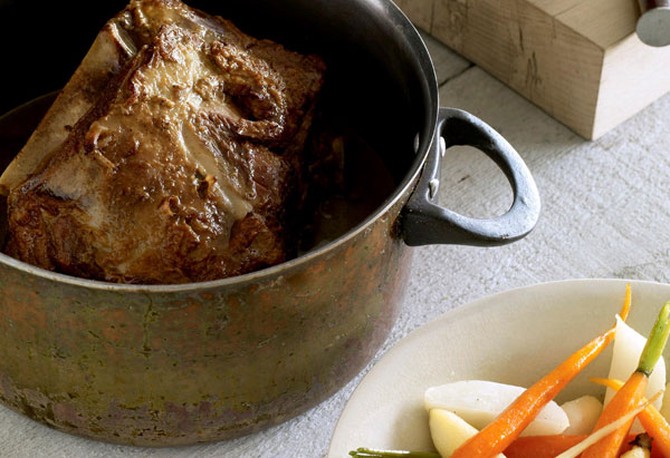 Braised Lamb Shoulder with Root Vegetables