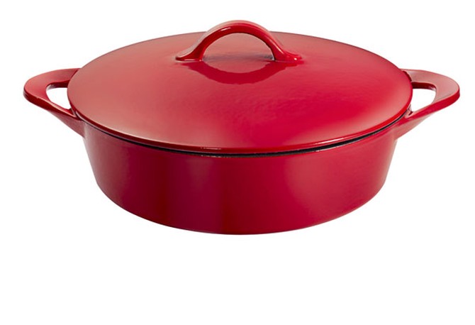 cast-iron pan with lid