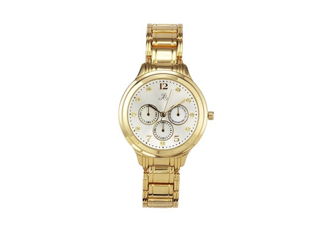 Gold-tone watch