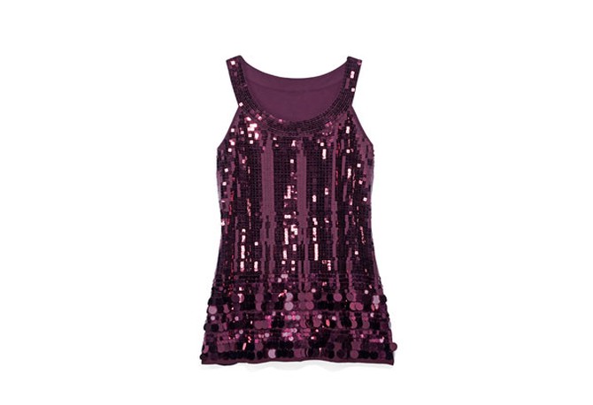 sequined tank