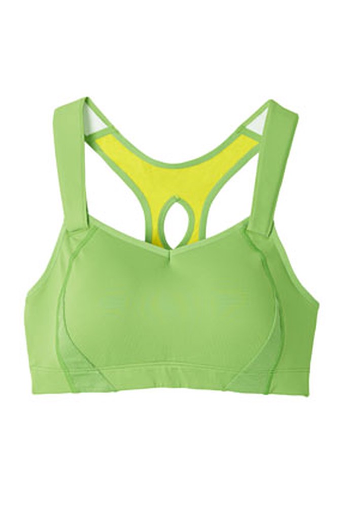 lime green sports bra