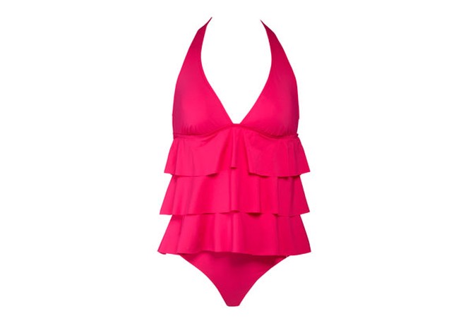 tiered two-piece swimsuit