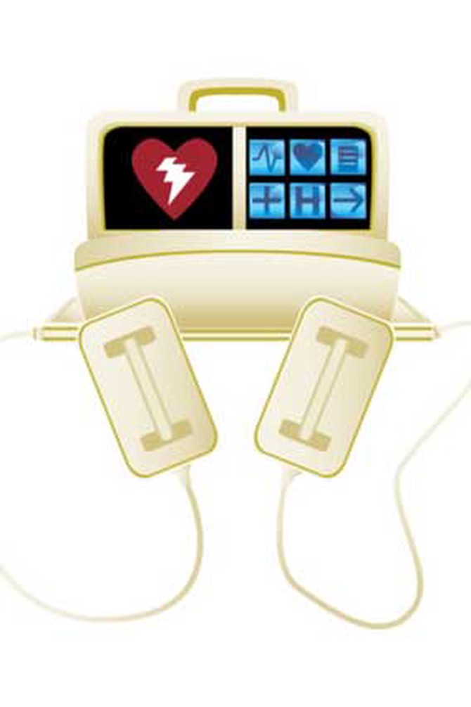 Heart resuscitation monitor