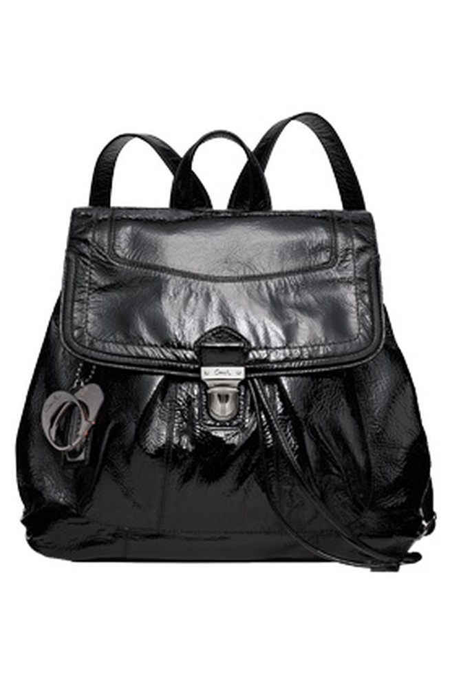 Patent leather Coach backpack