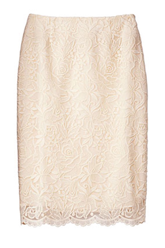 IsaacMizrahiLive lace skirt