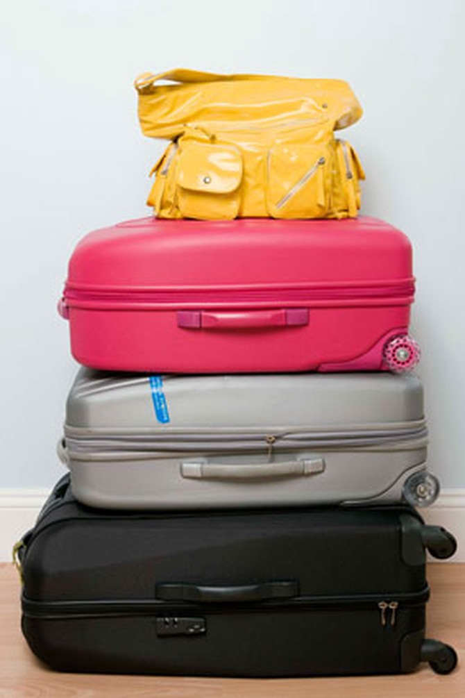 Stack of suitcases