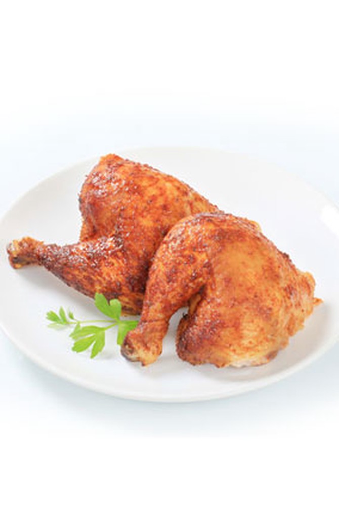 Roast chicken legs