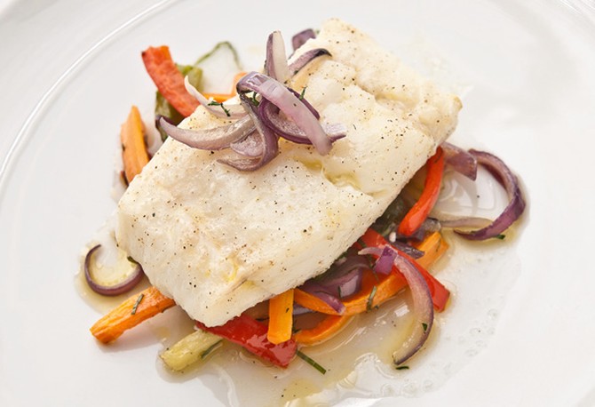 Baked cod