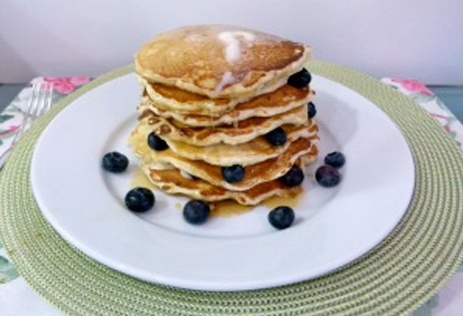 Oprah's Blueberry Pancakes