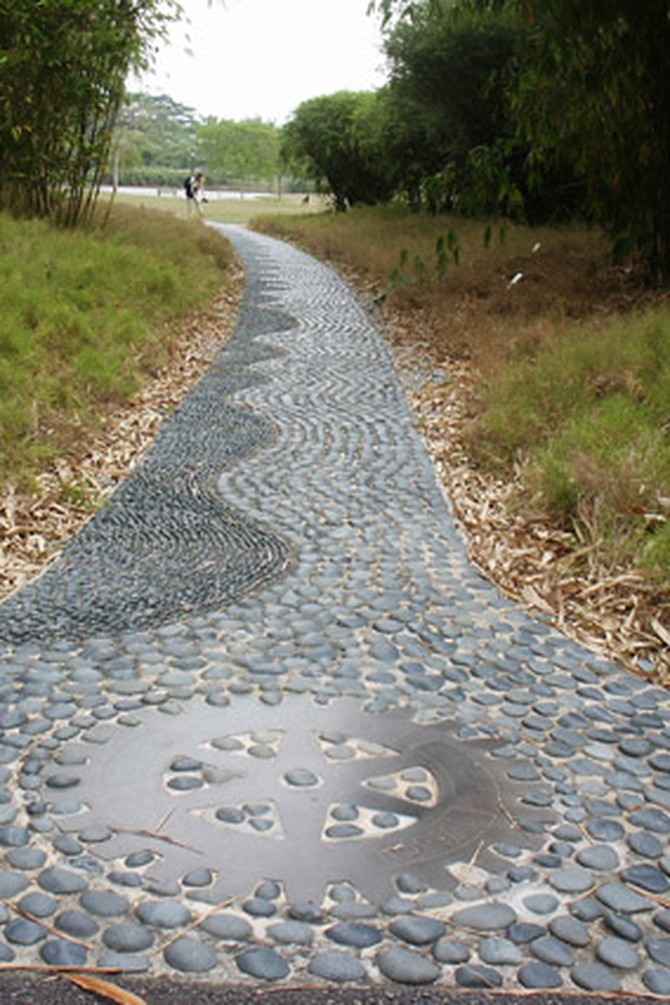 Reflexology path in the Singapore Botanic Gardens