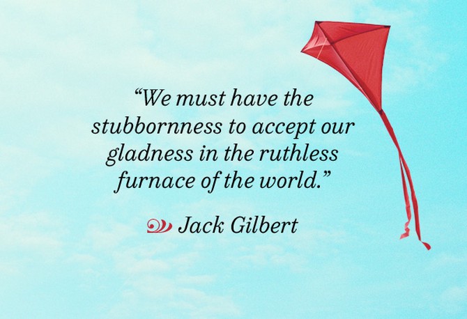 jack gilbert quote