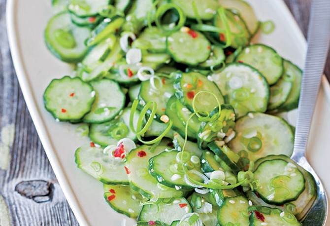 Sesame-Cucumber Salad