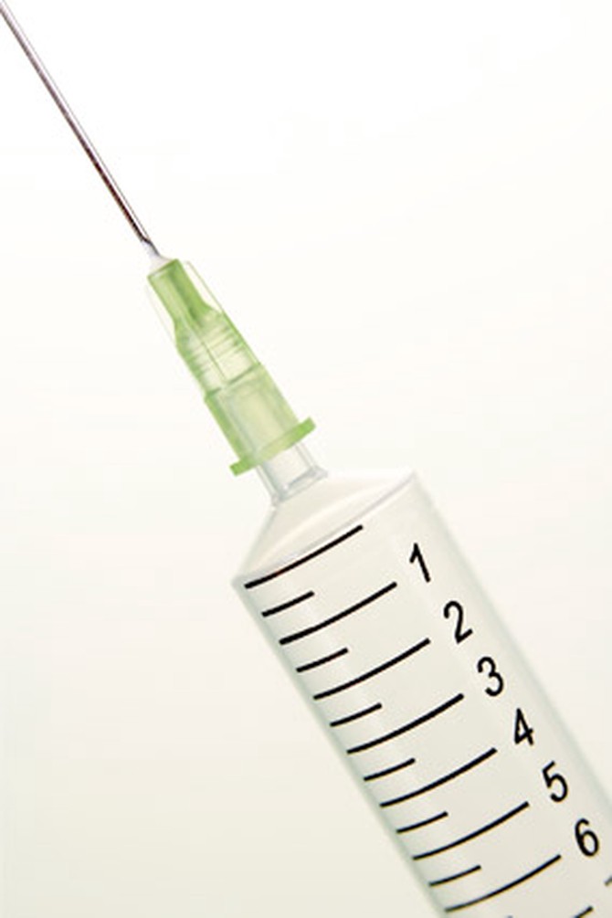 Needle and syringe
