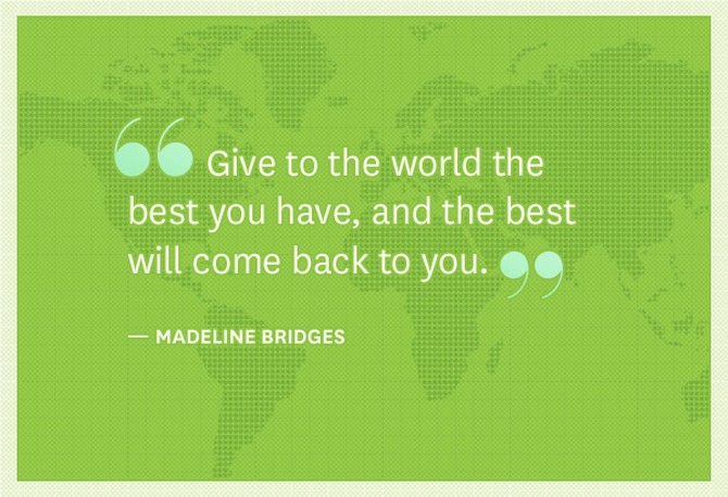 Madeline Bridges Quote