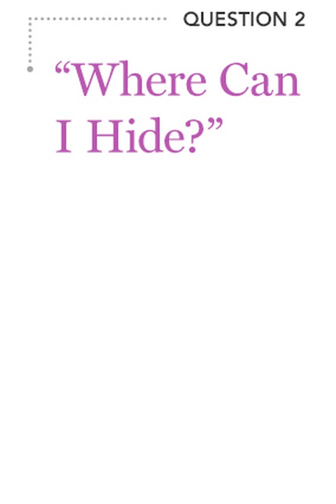 "Where Can I Hide?"