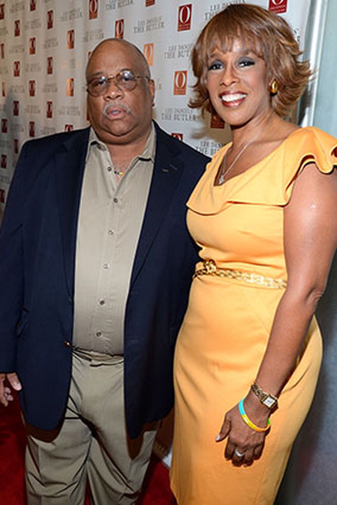 Gayle King and Charles Allen