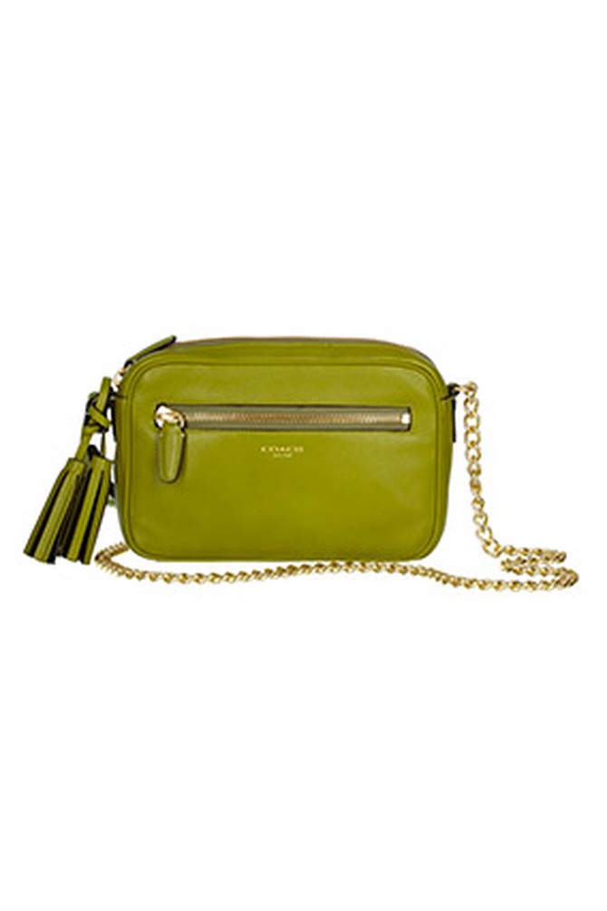 Green handbag