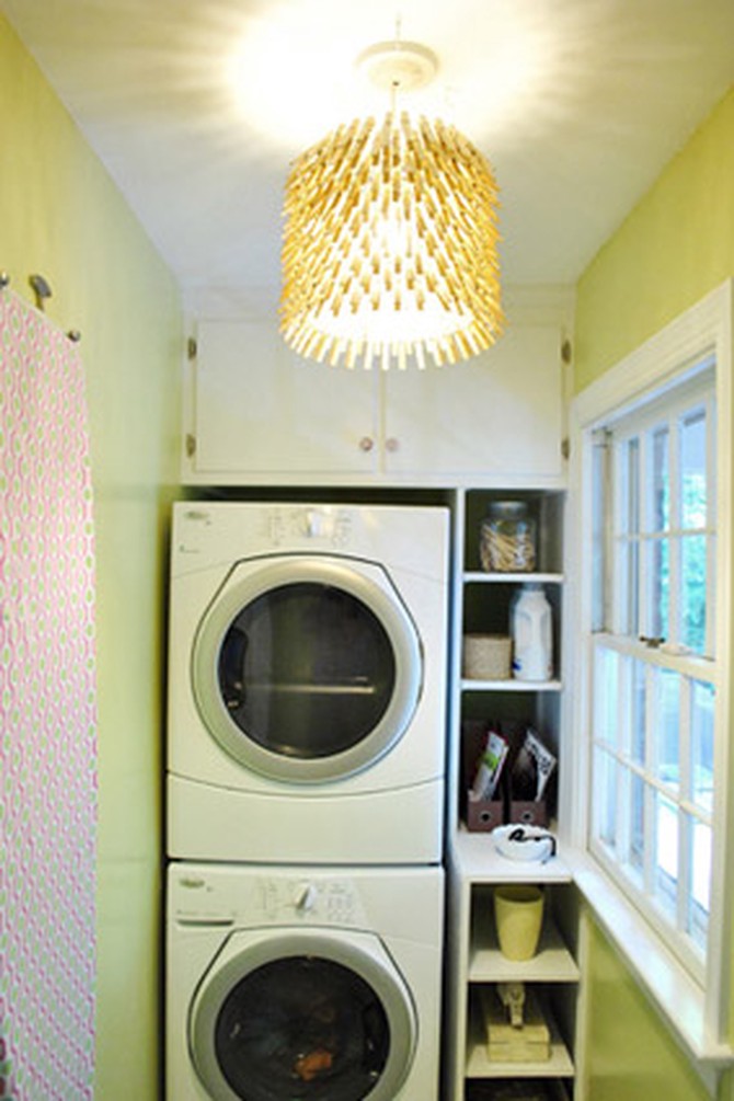 laundry room DIY lamp from Young House Love