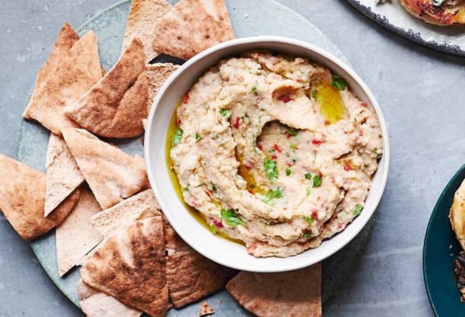 Cannellini Bean Dip with Piquillo Peppers