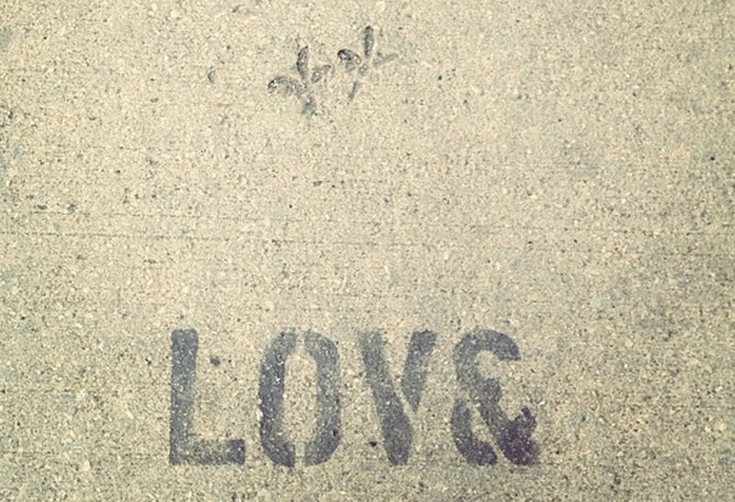 Love sidewalk