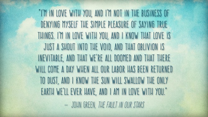 john green's the fault in our stars