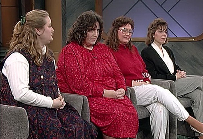 Guests from a classic episode of The Oprah Show