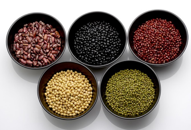 Assortment of dried beans