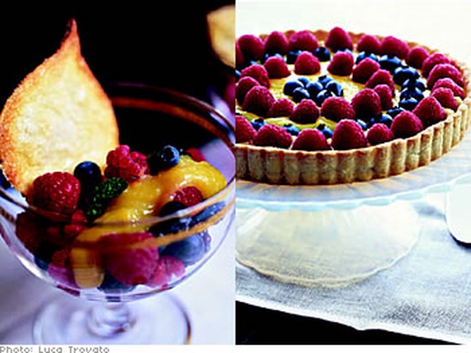 Citrus Curd and Mixed Berry Tart
