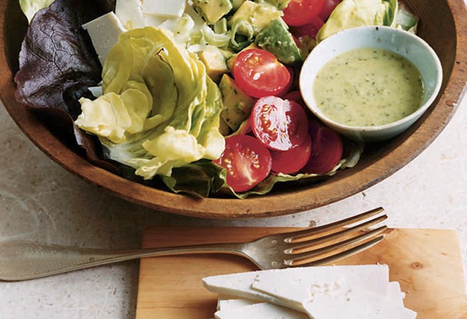 Red, White and Green Salad recipe