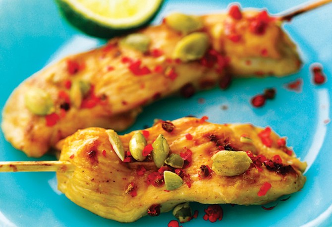 Tequila-Lime Chicken Brochettes