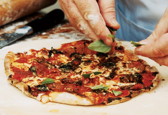 Art Smith's Margherita Pizza with Easy Pizza Dough and Basic Tomato Sauce