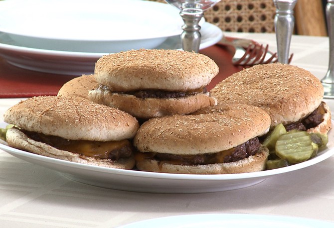 Cristina Ferrare's recipe for No-Fuss Cheeseburgers