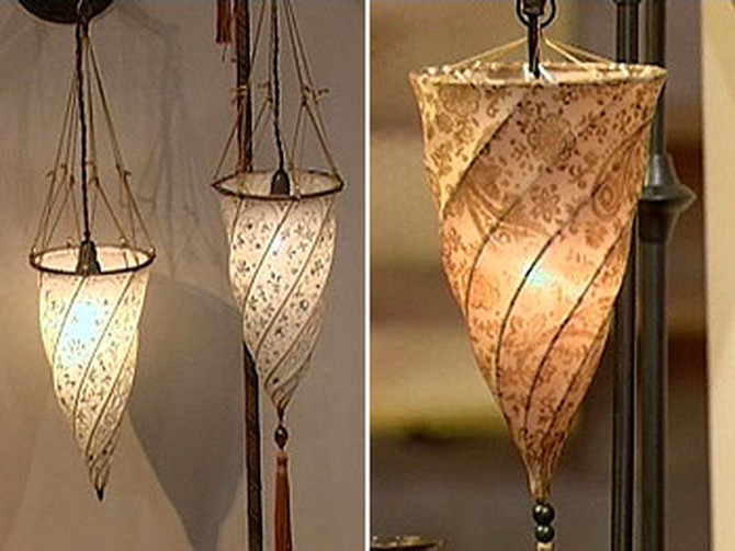 Vern Yip found Italian lamp knockoffs at Pottery Barn.