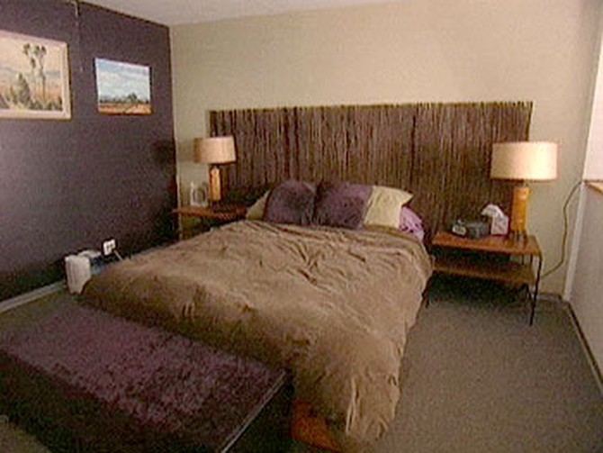 Bachelor's bedroom before Nate Berkus's makeover