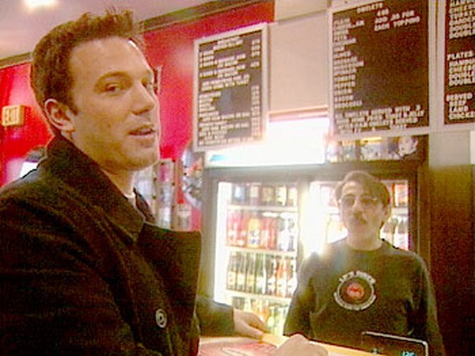 Ben Affleck loves the burgers at Leo's Place.