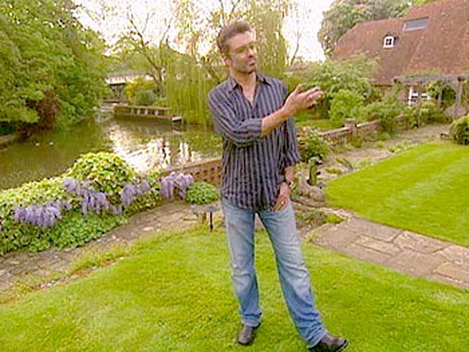 George in garden
