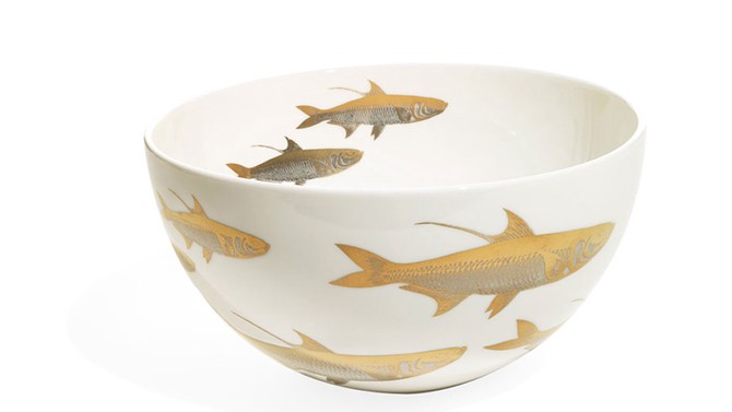 Caskata Artisanal Tableware School of Fish Serving Bowl