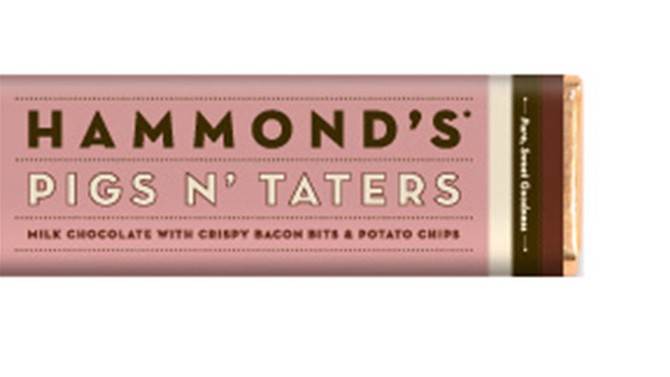 Hammond's Pigs N' Taters Chocolate Bar