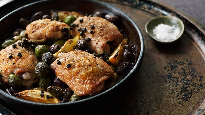 chicken with olives and capers